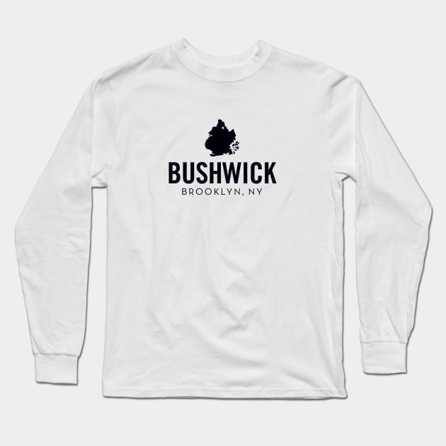 Bushwick (black) Long Sleeve T-Shirt by Assertive Shirts